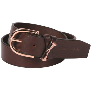 Harry's Horse Belt Bit Leather Brown/Rosegold