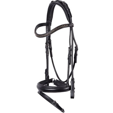 Harry's Horse Bridle Lacque Rolled Black