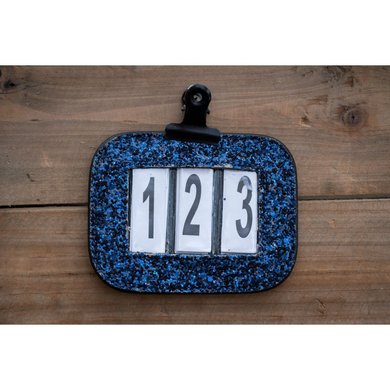 HB Bridle Numbers Showtime Glitter Navy