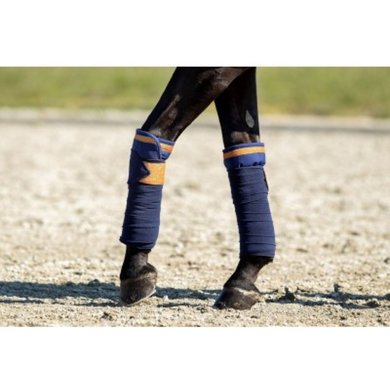 HB Showtime Stable Wraps Blue Moon Navy/Oranje