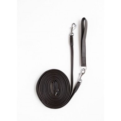 HB Showtime Draw Reins Soft Leather Brown Full