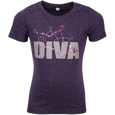 Harrys Horse T-shirt Diva Purple Lila 104
