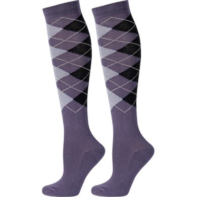 Harry's Horse Socks Argyle Purple