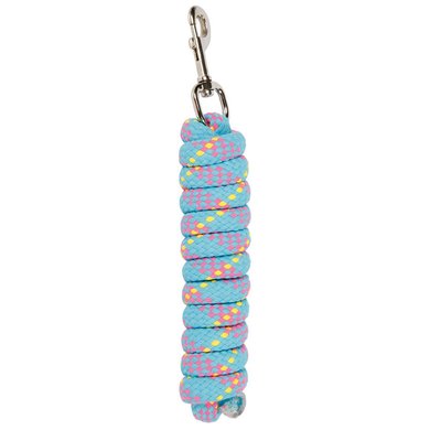 Harry's Horse Leadropes Mounty Carabiner Blue/Pink/Yellow 2m