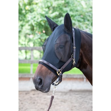 Harry's Horse Fly Mask SkinFit with Ears Black