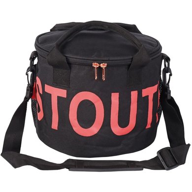 Harry's Horse Grooming Bag STOUT! Coral Filled Black