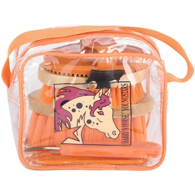 Harrys Horse Mini Kit de Toilettage Orange