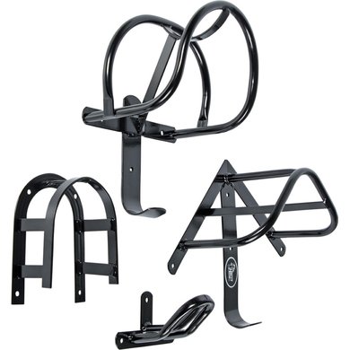 Harry's Horse Tack-rack-set 4 Parts Black