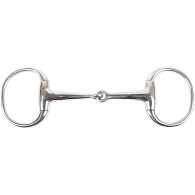 Harrys Horse Eggbut Snafle Thin Solid Mouthpiece RVS