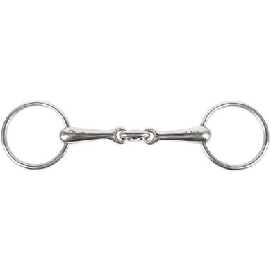Harrys Horse Loose Ring Snaffle French Mouth O-link Rings