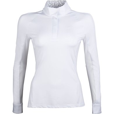 HKM Competition Shirt Hunter White/Taupe - Agradi.com