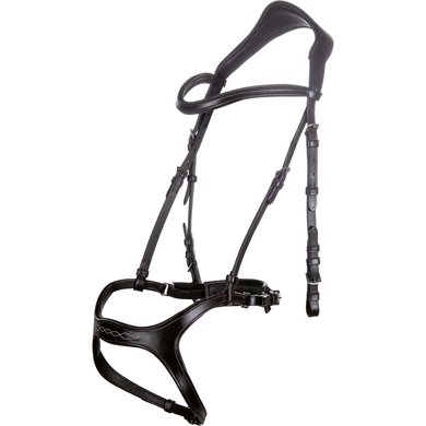 HKM Snaffle Bridle Anatomic Sports Brown