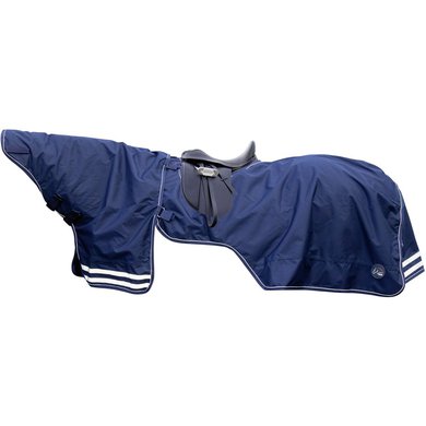 HKM Exercise Rug with a Removable Hood Darkblue