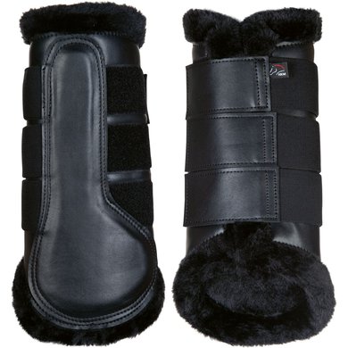 HKM Beenbeschermers Comfort Premium Fur Zwart