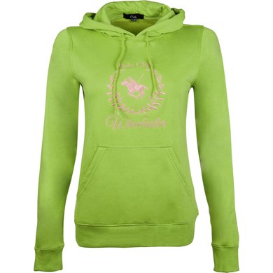 HKM Pull col Hoodie Classic Polo vert pomme