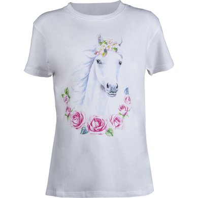 HKM T-Shirt Pretty Horse White