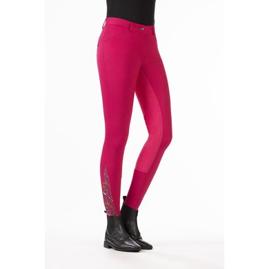 HKM Breeches Allure with Alos Seat Cranberry 46