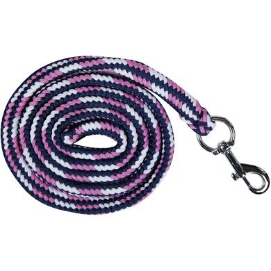 HKM Rope Pony Dream with a Carabiner Pink/White/Navy 180cm