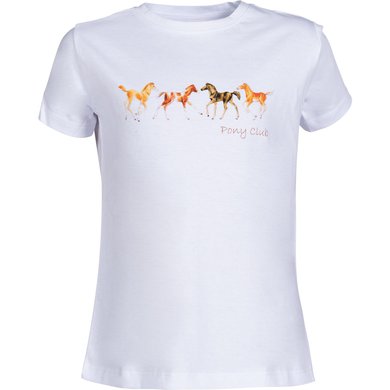 HKM T-Shirt Pony Club White