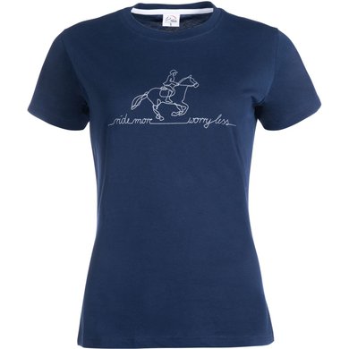 HKM T-Shirt Ride More Donkerblauw