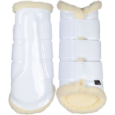 HKM Dressage Boots Comfort Lak Wit