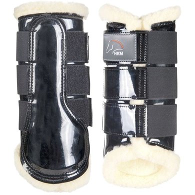 HKM Dressage Boots Comfort Lak Zwart