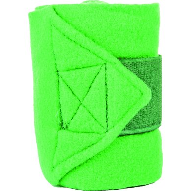 HKM Polarfleece Bandages in Tas Licht Groen