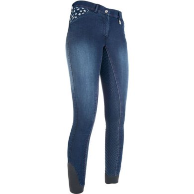 HKM Rijbroek Stars & Stripes Denim Blue Jeans