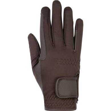 HKM Riding Gloves Softshell Brown
