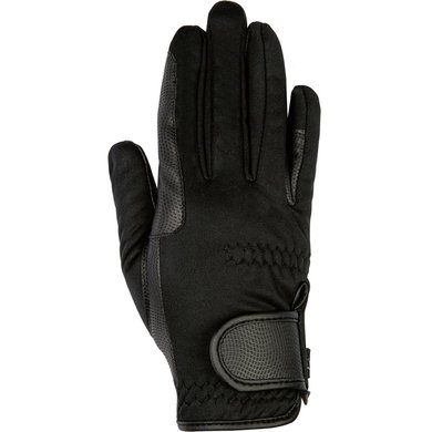 HKM Riding Gloves Softshell Black