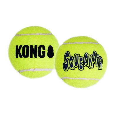 Kong Air Squaker Tennisbal Geel 3st Geel