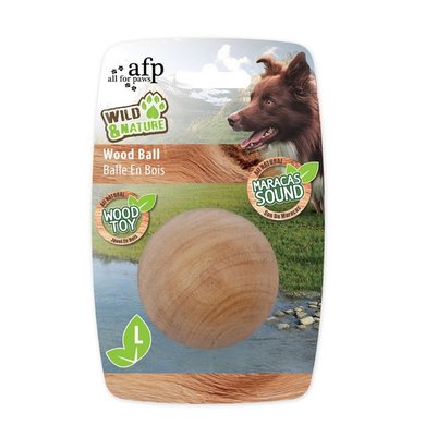 All For Paws Wild And Nature - Maracas Wood Ball