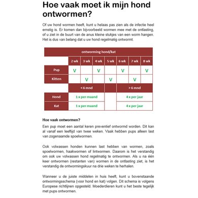 Compatibel met leerling Roman Milbemax Smakelijke Kauwtablet Kleine Hond/Puppy 4tabletten - Agradi.nl