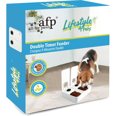 All For Paws Double Bol d'alimentation Lifestyle4Pets Timer