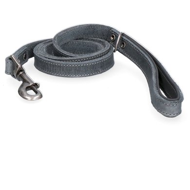 Spotted Pro! Dog Leash Leather Grey 1,8x130cm
