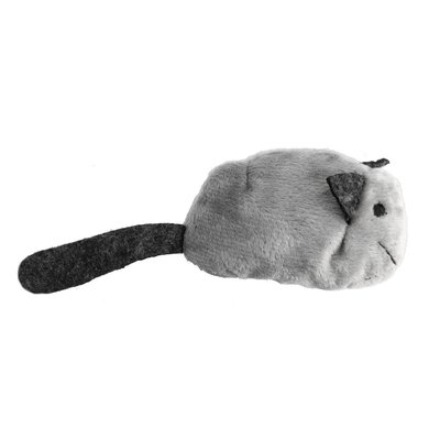 Crazy Cat Fat Mouse Vol Met Catnip Grijs