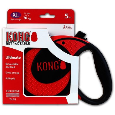 KONG Retractable Leash Ultimate 5m Red XL