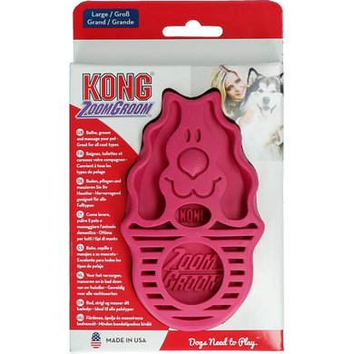 KONG Zoomgroom Red L