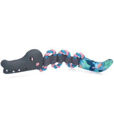 CoolPets Pull me! Crocky Rope Flamingo