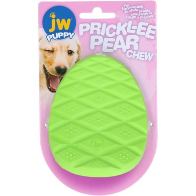 JW Dog Toy Bristl-ee Pear
