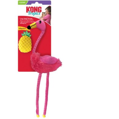 Kong Jouet pour Chat Tropics Flamingo 31cm