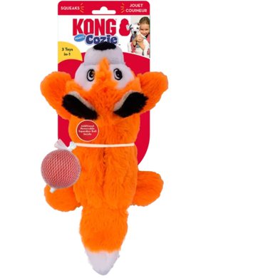 KONG Dog Toy Cozie Pocketz Fox M