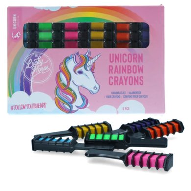 Lucky Horse Crayons Rainbow 6 Pieces