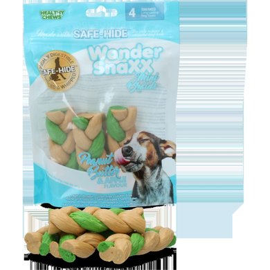 Healthy Chews Wonder Snaxx MiniBraid Pinda en Appel 4st