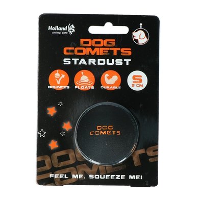 Dog Comets Bal Stardust Zwart/Oranje