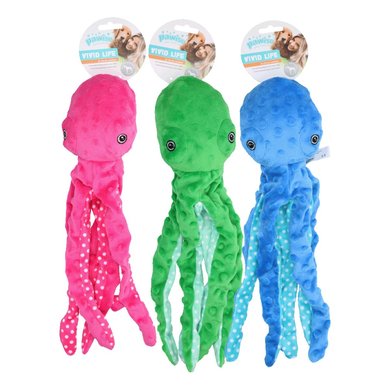 Pawise Hondenspeeltje Plush Octopus Multicolor