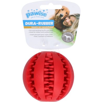 Pawise Dog Ball Rubber Red 7,5cm