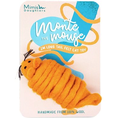 Mimis Daughters Jouet pour Chat Monte the Mouse Orange
