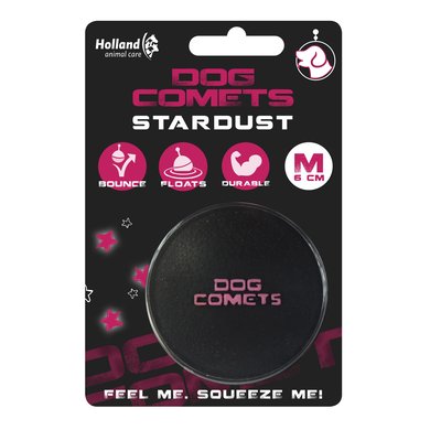 Dog Comets Ball Ball Stardust zwart/roze 6cm