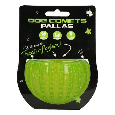 Dog Comets Pallas with Treat Locker Groen 7cm